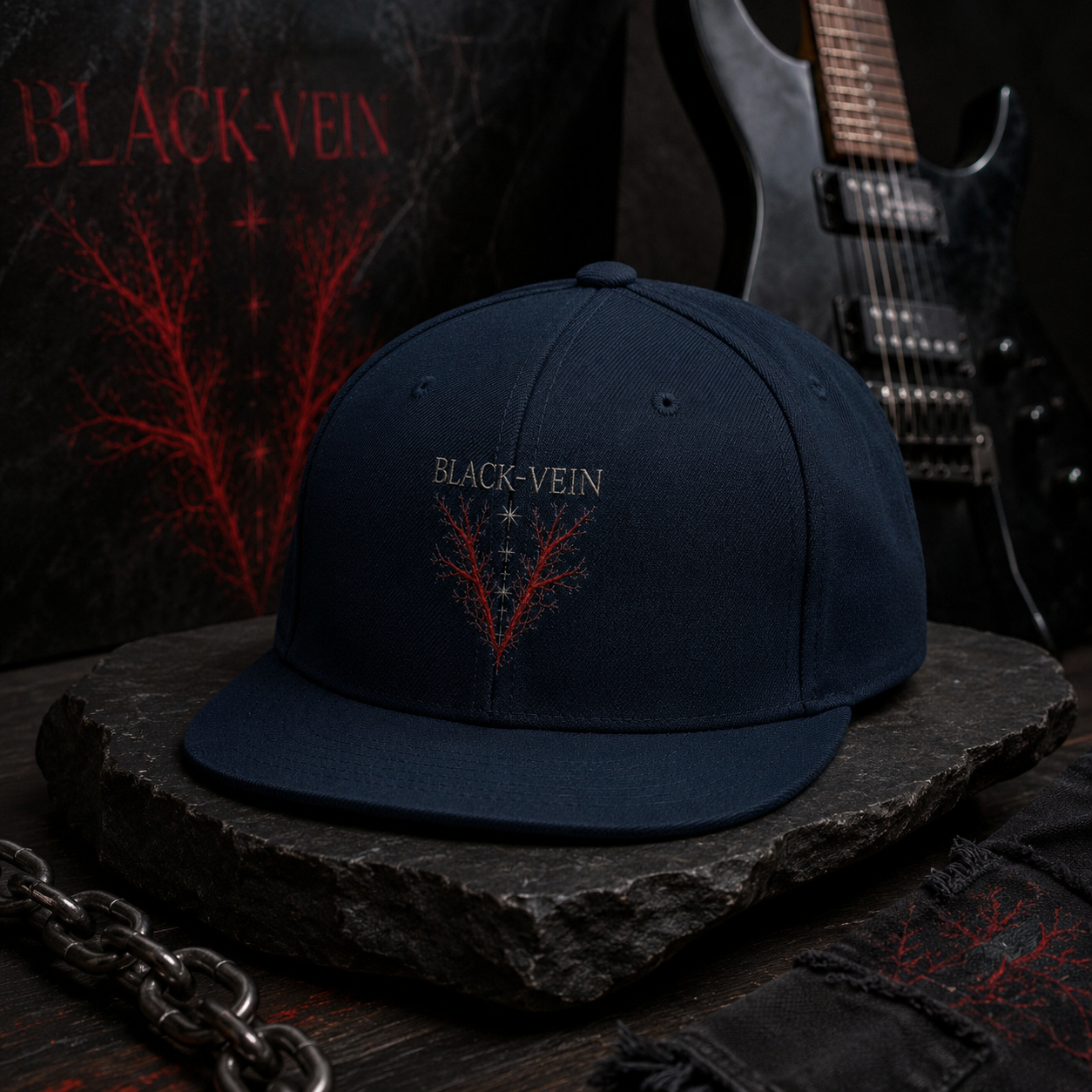 Casquette Premium BLACK-VEIN® Vena Noctis