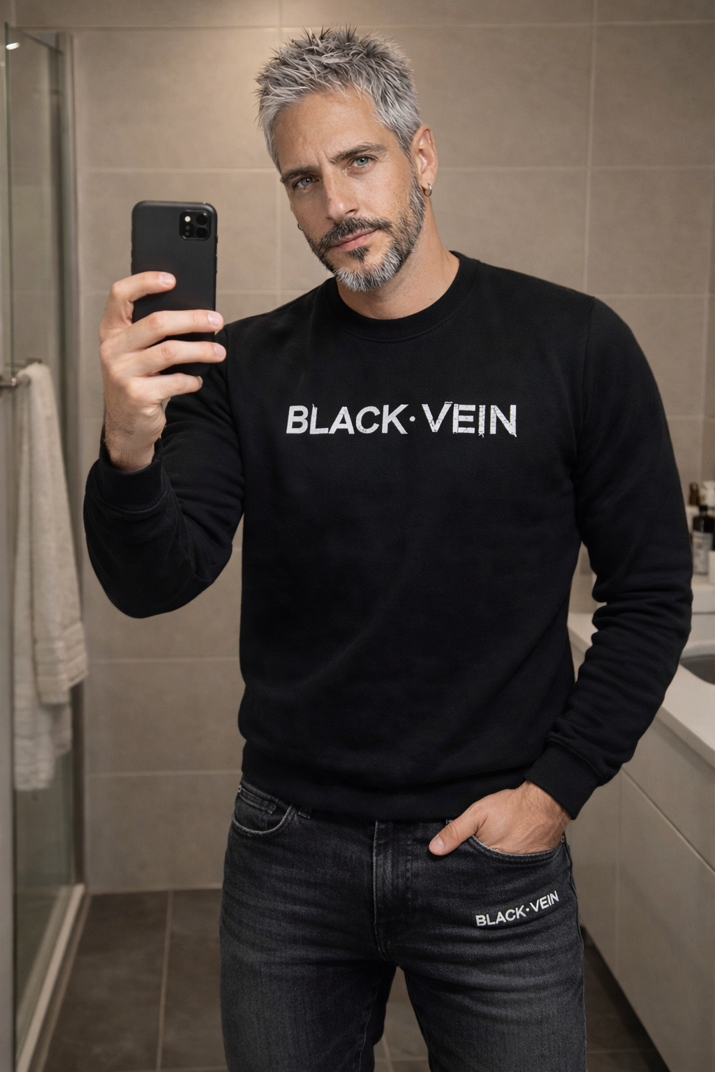 🖤 BLACK-VEIN Hoodie. Rock runs in us