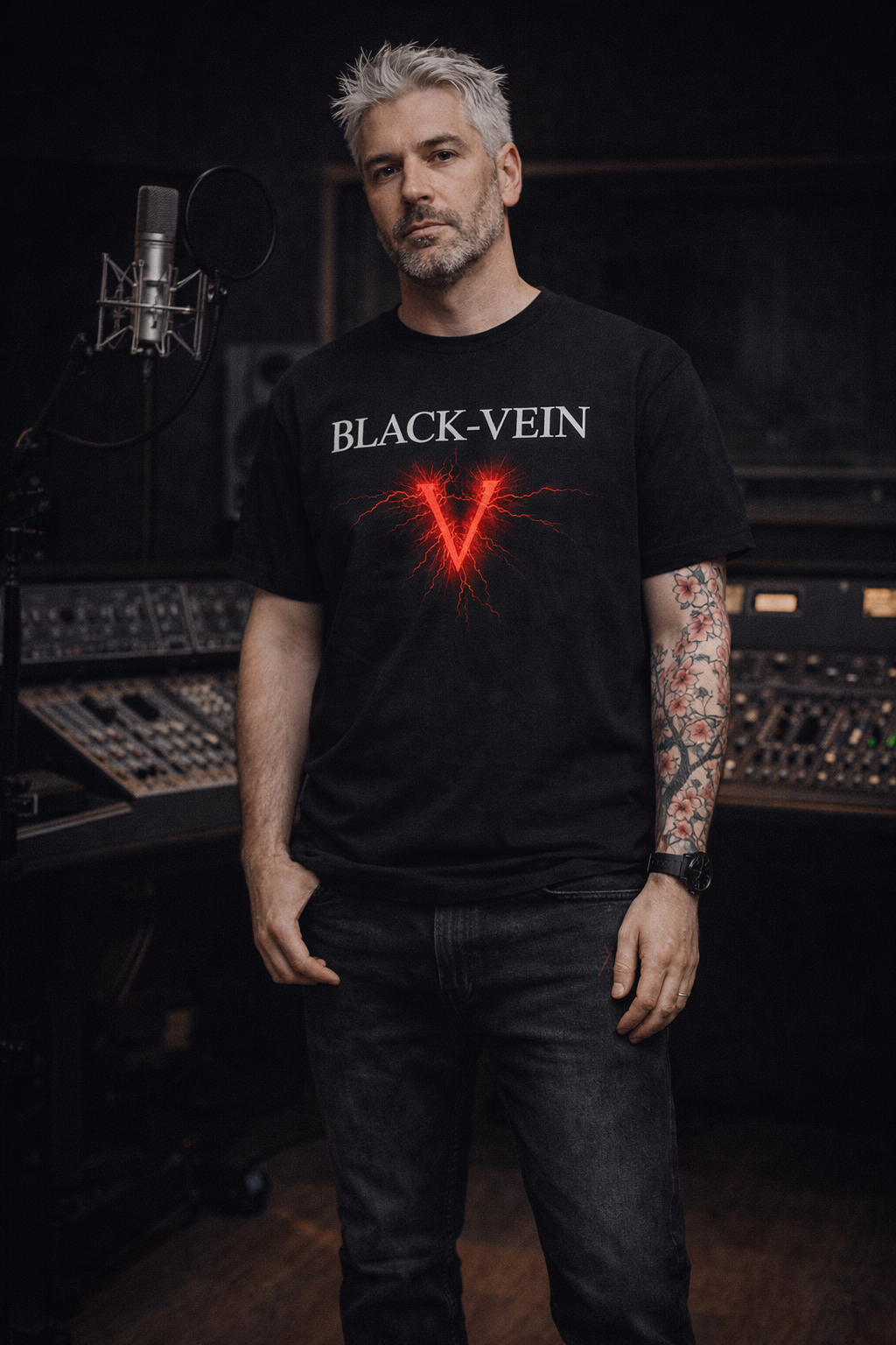 Jean Noir Premium Black-Vein – Denim Signature