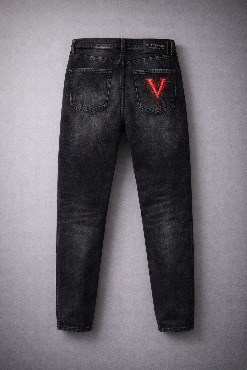 Jean Noir Premium Black-Vein – Denim Signature