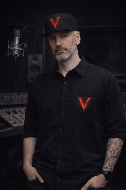 Casquette Snapback Black-Vein – Signature V Edition